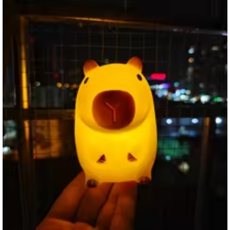 Lámpara Capybara Antiestrés con Pilas